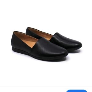 Dansko Black Leather Loafers
